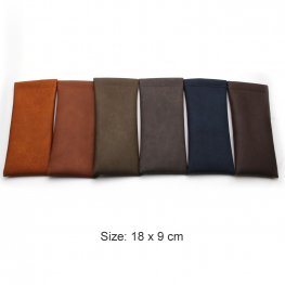 PU Leather Eyewear Case 6 Dark Colors Mixed S-CS-PU-6CG