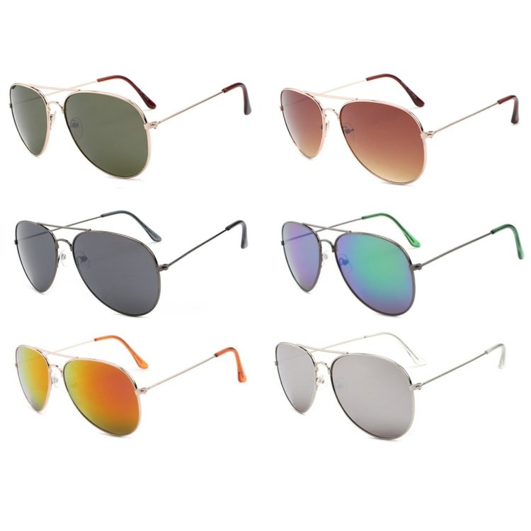 Aviator Metal Sunglasses AV001