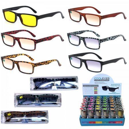 UV400 Protaction Reading Glasses with Case in Display Box Package 36