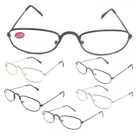 Metal Frame Reading Glasses 4 Style Assot. R9236-39