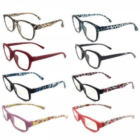 Ladies Fashion Plastic Reading Glasses 4 Style Asstd R9262-65